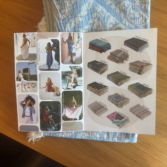 MAREORA Diamond Pestemal / Towel - Light Blue - Picture 5 of 5